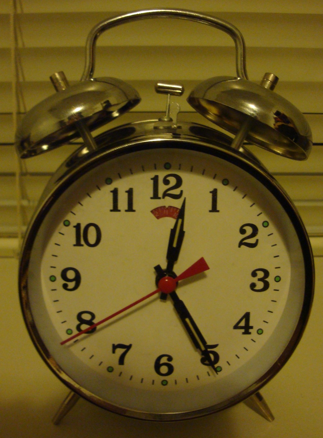 The new clock I decided to use from the front.
