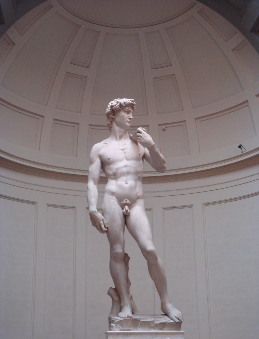 Michelangelo's famous statue of David